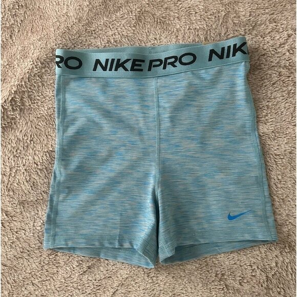 Nike Women's Pro 3" Space Dye Dri-Fit Compression Shorts Size S HJ6348-464 New - Picture 3 of 10
